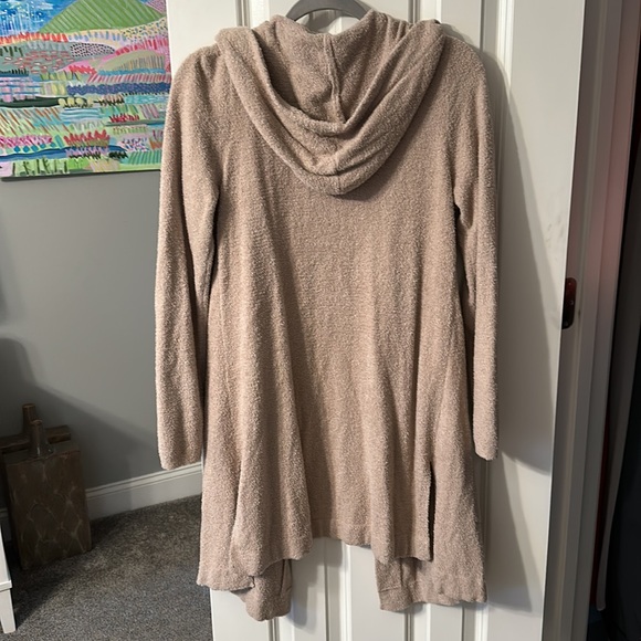 Barefoot Dreams Long Hooded Cardigan Medium - Picture 3 of 3